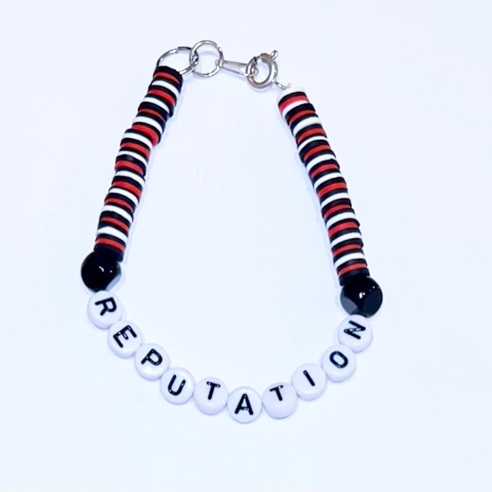Taylor Swift Reputation Beaded Friendship Bracelet